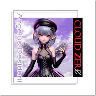 Cloud Zer0 Angel Girl Posters and Art